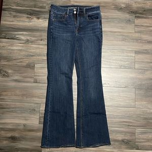 American Eagle Hi-Rise Artist Flare jeans
